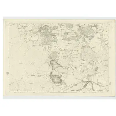 1866 Map of Aberdeenshire, Sheet LXXXI, 1870 Print