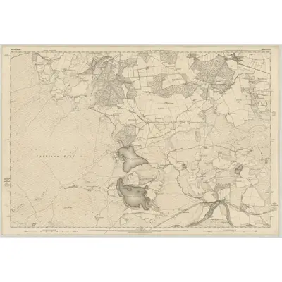 1866 Map of Aberdeenshire, Sheet LXXXI, 1870 Print
