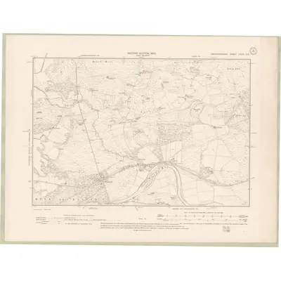 1900 Map of Aberdeenshire Sheet LXXXI.SE, 1902 Print