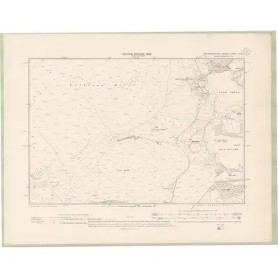 1900 Map of Aberdeenshire Sheet LXXXI.SW, 1902 Print