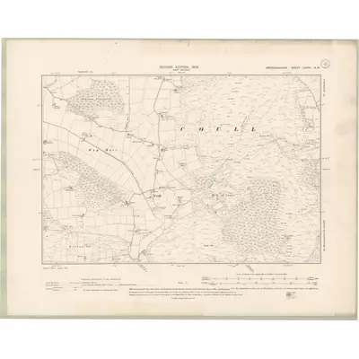 1899 Map of Aberdeenshire Sheet LXXXII.NW, 1902 Print