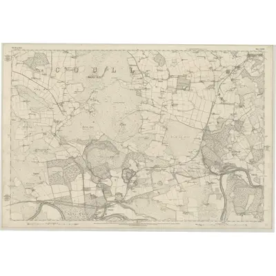 1866 Map of Aberdeenshire, Sheet LXXXII, 1870 Print