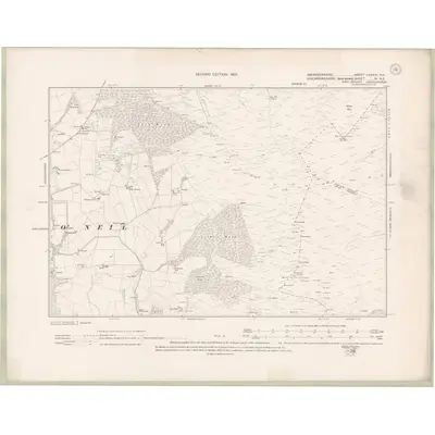 1899 Map of Aberdeenshire Sheet LXXXIII.NE, 1901 Print