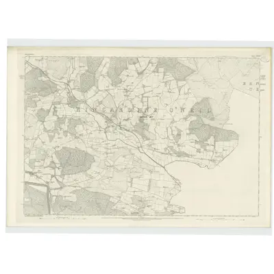1866 Map of Aberdeenshire, Sheet LXXXIII, 1869 Print
