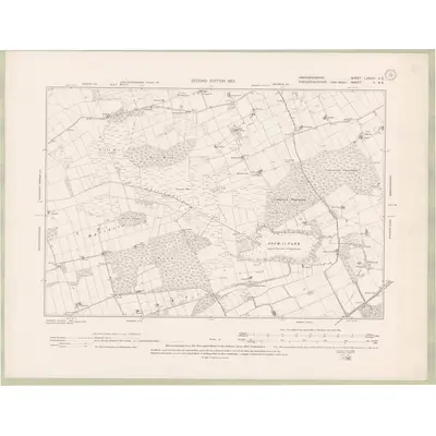 1899 Map of Aberdeenshire Sheet LXXXIV.SE, 1901 Print