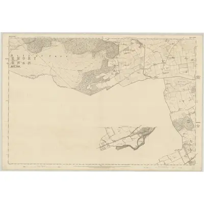 1865 Map of Aberdeenshire, Sheet LXXXIV (with inset XCIV.A and XCIV.B), 1869 Print
