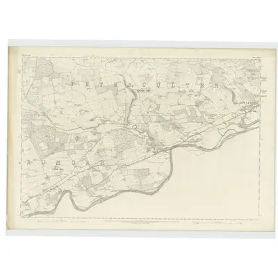 1865 Map of Aberdeenshire, Sheet LXXXV, 1869 Print