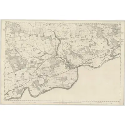 1865 Map of Aberdeenshire, Sheet LXXXV, 1869 Print