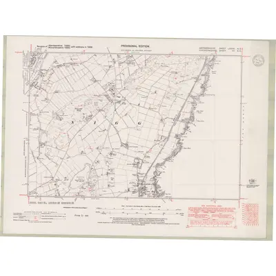 1938 Map of Aberdeenshire Sheet LXXXVI.NE, 1947 Print