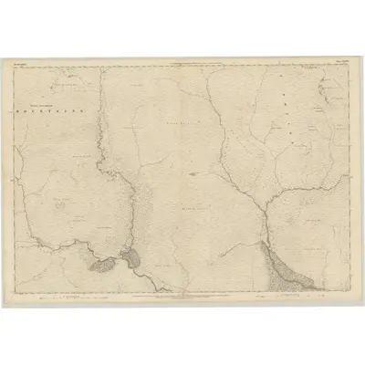 1866 Map of Aberdeenshire, Sheet LXXXVIII, 1869 Print