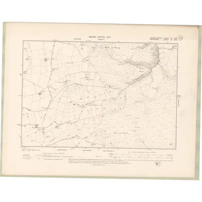 1900 Map of Aberdeenshire Sheet VI.NW, 1903 Print