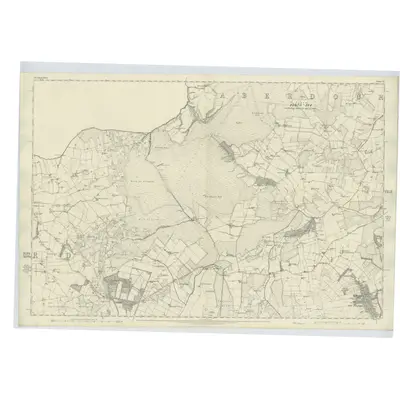 1870 Map of Aberdeenshire, Sheet VI, 1874 Print