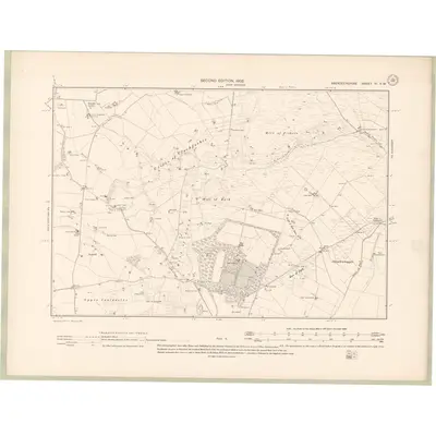 1901 Map of Aberdeenshire Sheet VI.SW, 1902 Print