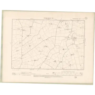 1901 Map of Aberdeenshire Sheet VII.NE, 1902 Print