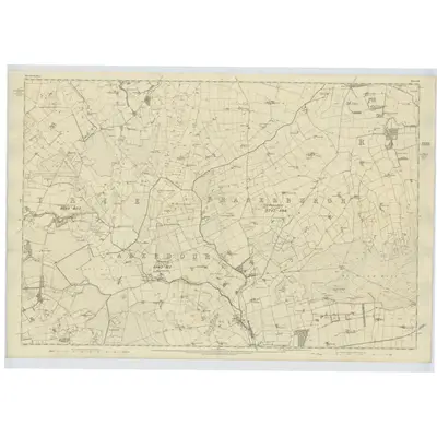 1870 Map of Aberdeenshire, Sheet VII, 1874 Print