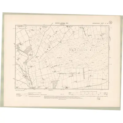 1901 Map of Aberdeenshire Sheet VII.SE, 1902 Print