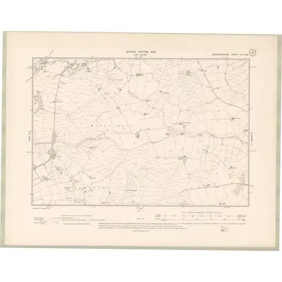 1901 Map of Aberdeenshire Sheet VII.SW, 1902 Print