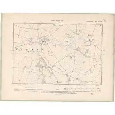 1901 Map of Aberdeenshire Sheet VIII.NW, 1902 Print