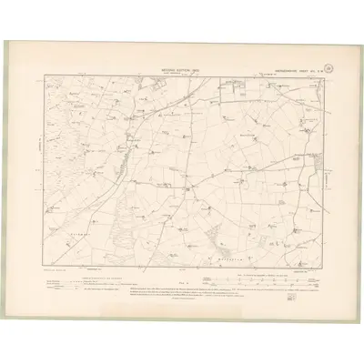 1901 Map of Aberdeenshire Sheet VIII.SW, 1902 Print