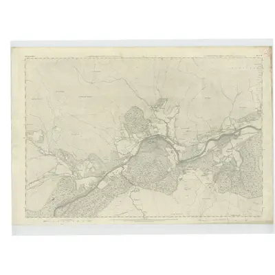 1866 Map of Aberdeenshire, Sheet XC, 1869 Print