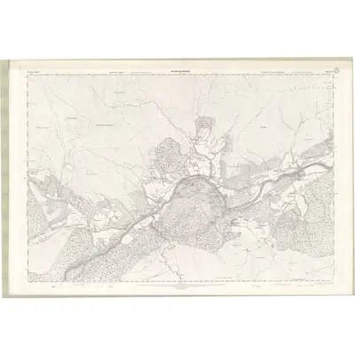 1900 Map of Aberdeenshire Sheet XC, 1903 Print