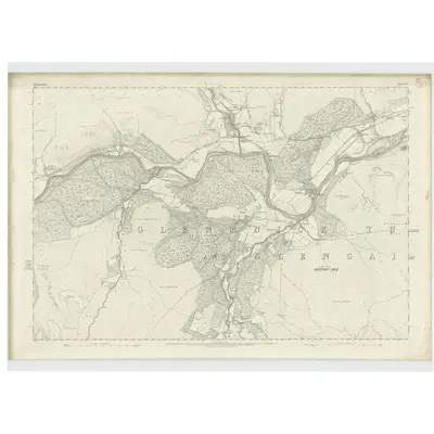 1866 Map of Aberdeenshire, Sheet XCI, 1869 Print