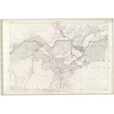 1900 Map of Aberdeenshire Sheet XCI, 1904 Print