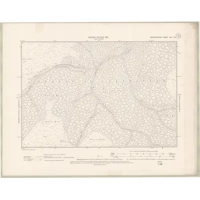 1900 Map of Aberdeenshire Sheet XCII.SE, 1902 Print