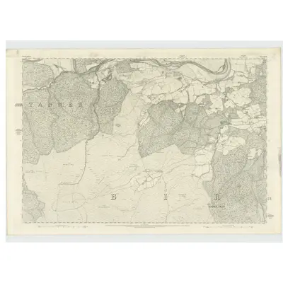 1865 Map of Aberdeenshire, Sheet XCIII, 1869 Print