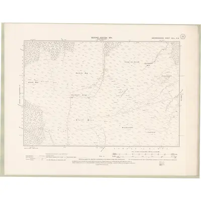 1899 Map of Aberdeenshire Sheet XCIII.SW, 1901 Print