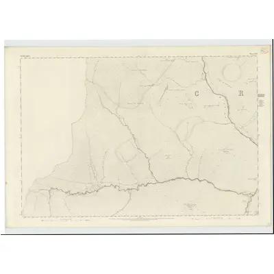 1866 Map of Aberdeenshire, Sheet XCVI, 1869 Print