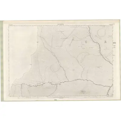 1900 Map of Aberdeenshire Sheet XCVI, 1902 Print
