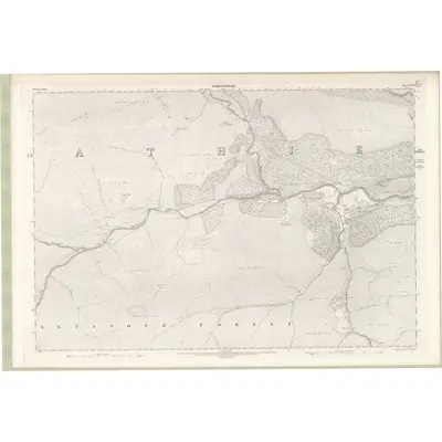 1900 Map of Aberdeenshire Sheet XCVII, 1903 Print