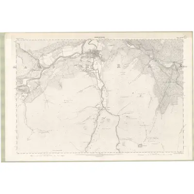 1900 Map of Aberdeenshire Sheet XCVIII, 1903 Print