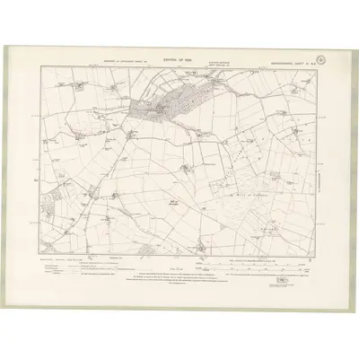 1925 Map of Aberdeenshire Sheet XI.NE, 1928 Print