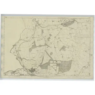 1870 Map of Aberdeenshire, Sheet XI, 1874 Print