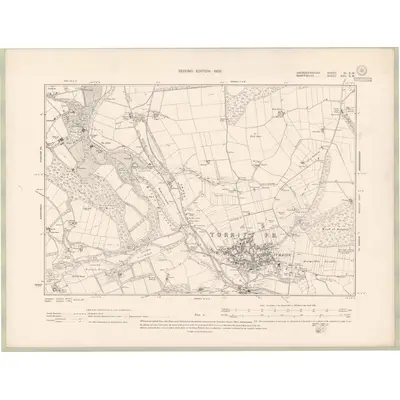 1900 Map of Aberdeenshire Sheet XI.SW, 1902 Print