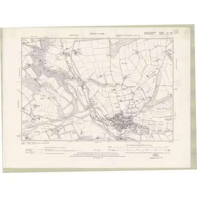 1925 Map of Aberdeenshire Sheet XI.SW, 1928 Print