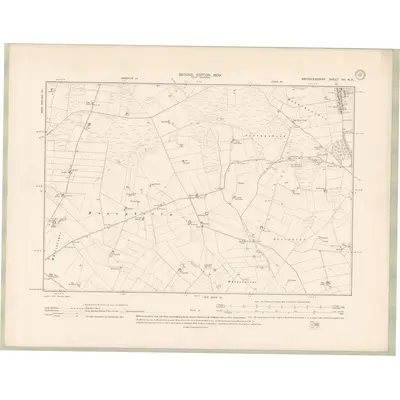 1901 Map of Aberdeenshire Sheet XII.NE, 1903 Print