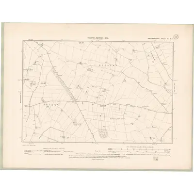 1900 Map of Aberdeenshire Sheet XII.SE, 1902 Print