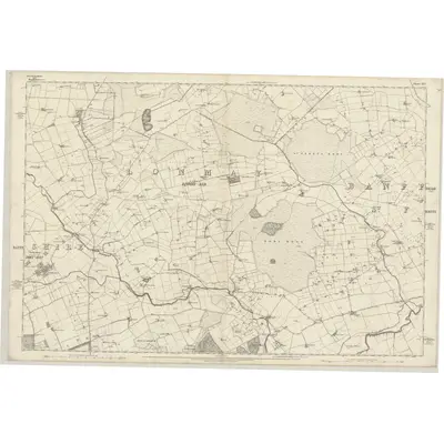 1869 Map of Aberdeenshire, Sheet XIV, 1872 Print