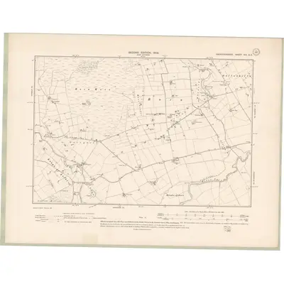 1900 Map of Aberdeenshire Sheet XIV.SE, 1902 Print