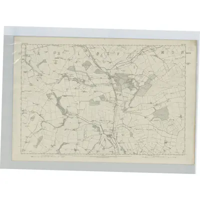 1869 Map of Aberdeenshire, Sheet XIX, 1873 Print
