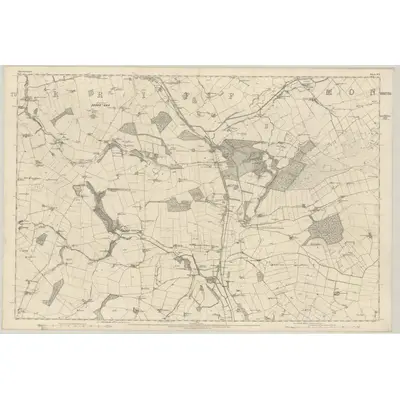1869 Map of Aberdeenshire, Sheet XIX, 1873 Print