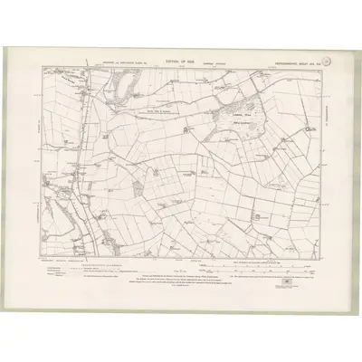 1925 Map of Aberdeenshire Sheet XIX.SE, 1928 Print