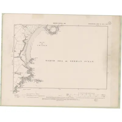 1899 Map of Aberdeenshire Sheet XL.NW & SW, 1901 Print