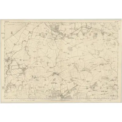 1866 Map of Aberdeenshire, Sheet XLIII, 1870 Print