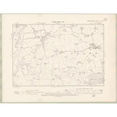 1899 Map of Aberdeenshire Sheet XLIII.SW, 1902 Print