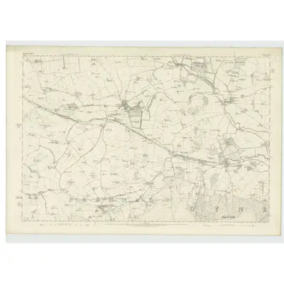 1867 Map of Aberdeenshire, Sheet XLIV, 1870 Print