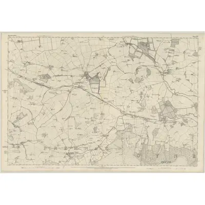 1867 Map of Aberdeenshire, Sheet XLIV, 1870 Print
